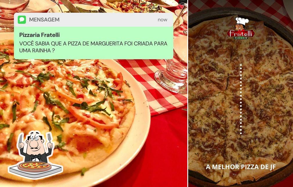 Experimente pizza no Pizzaria Fratelli