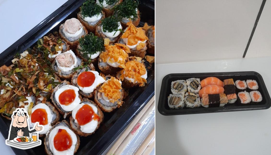 Comida em Sushi Burguer