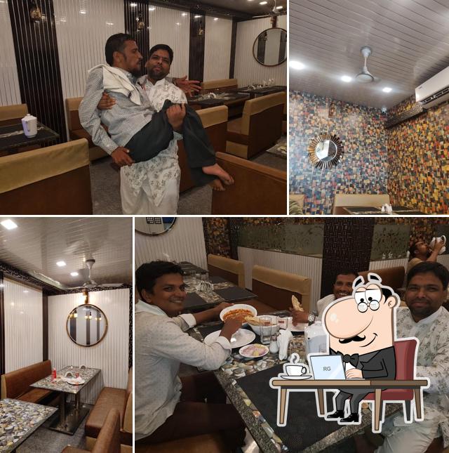 The interior of Aftab Restaurant
