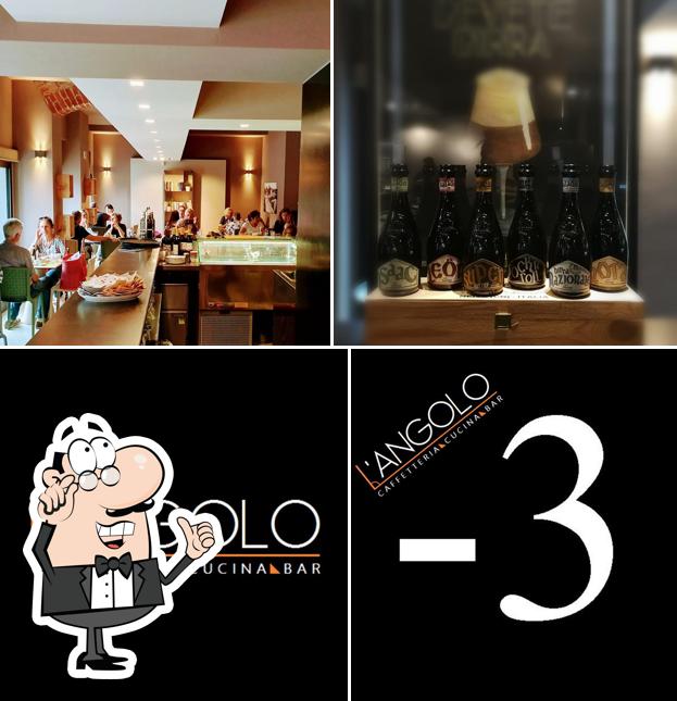 Dai un'occhiata agli interni di "L'angolo"caffetteria cucina bar
