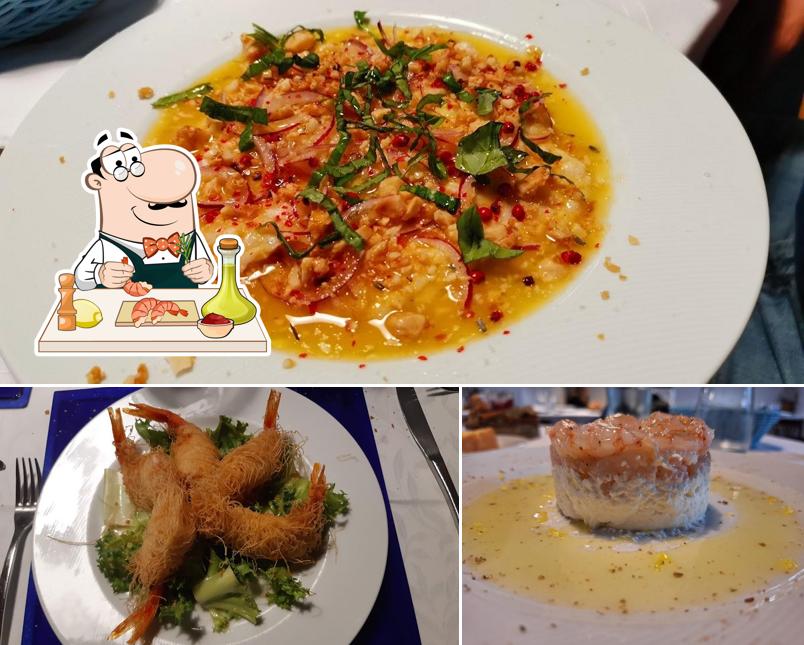Gamberetti e grana al Taverna Kerkira