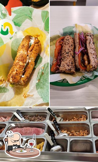 Nourriture à Subway