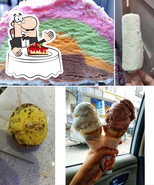 Wengers Ice Cream serves a selection of sweet dishes