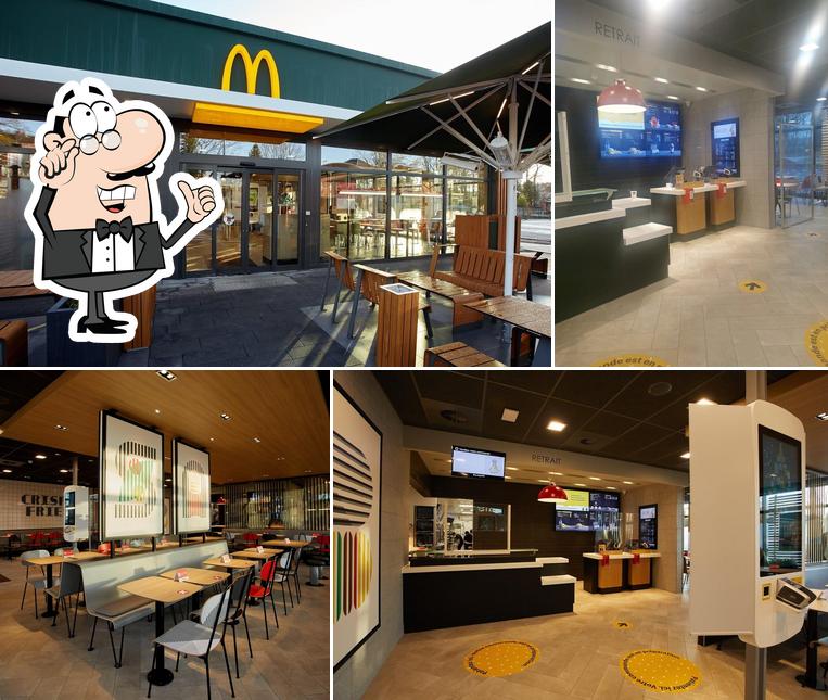 L'intérieur de McDonald's