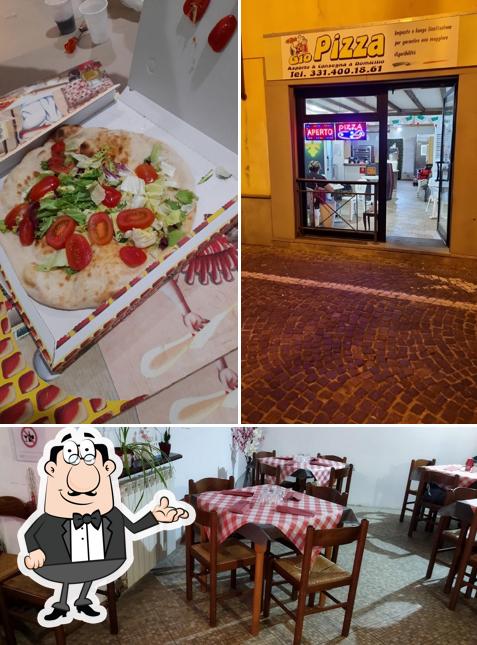 Pizzeria Gio si caratterizza per la interni e pizza