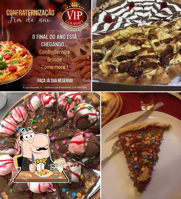 Comida em VIP Gourmet Restaurante e Pizzaria