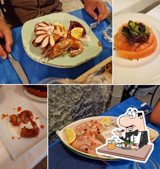 Platti al La locanda dei pescatori