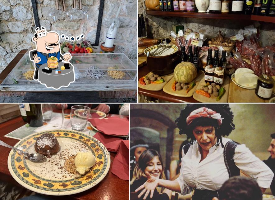 Cibo al Ristorante La Taverna del Castello Hostaria Fiuggi