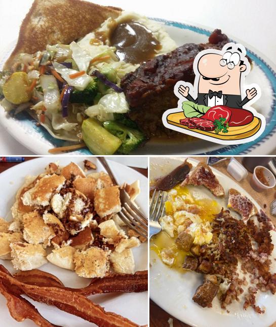 Try out meat dishes at JJ's Cafe
