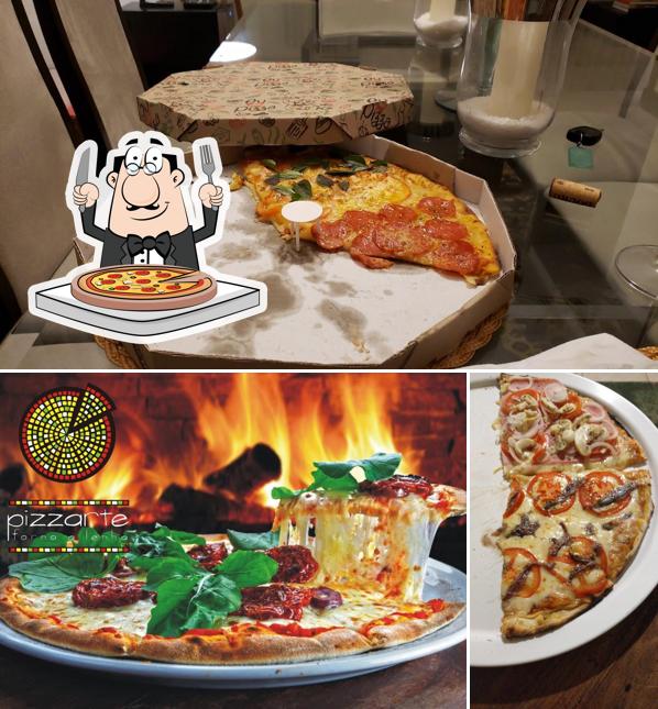 Escolha pizza no Pizzarte