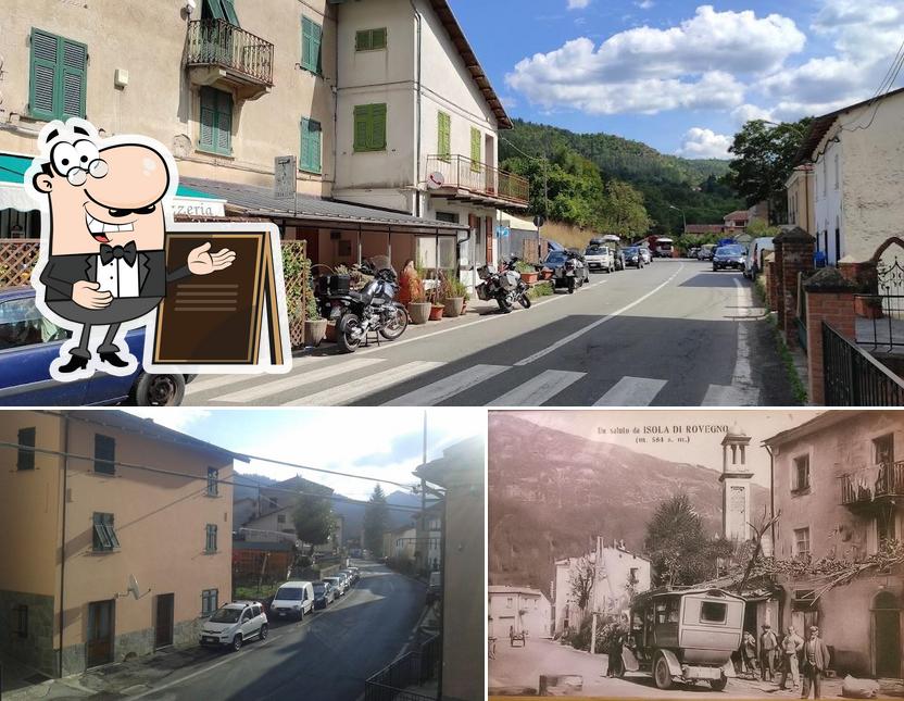 Goditi la vista dagli esterni di Pizzeria Trattoria Isola