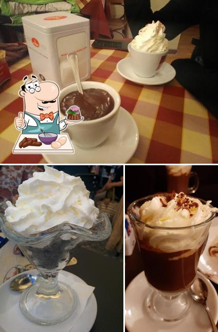 Caffè Pagani serve un'ampia varietà di dolci