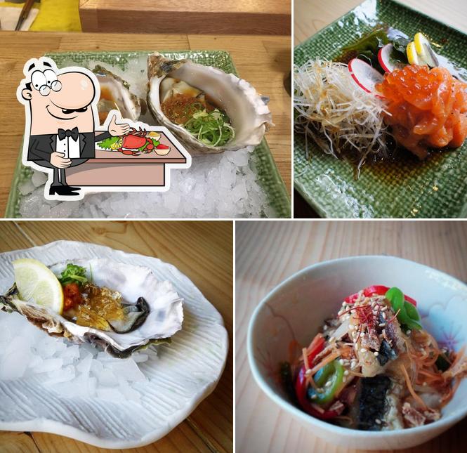 Prueba marisco en Restaurante Hitsumabushi