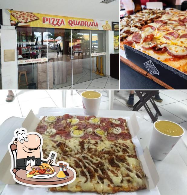 Escolha pizza no Pizza Quadrada Unidade Luís Correia