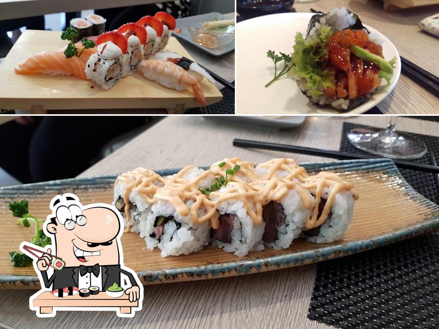 Prenditi le diverse opzioni di sushi