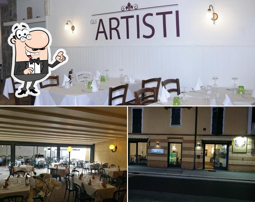 Gli interni di Ristorante & Pizzeria 'Gli Artisti'