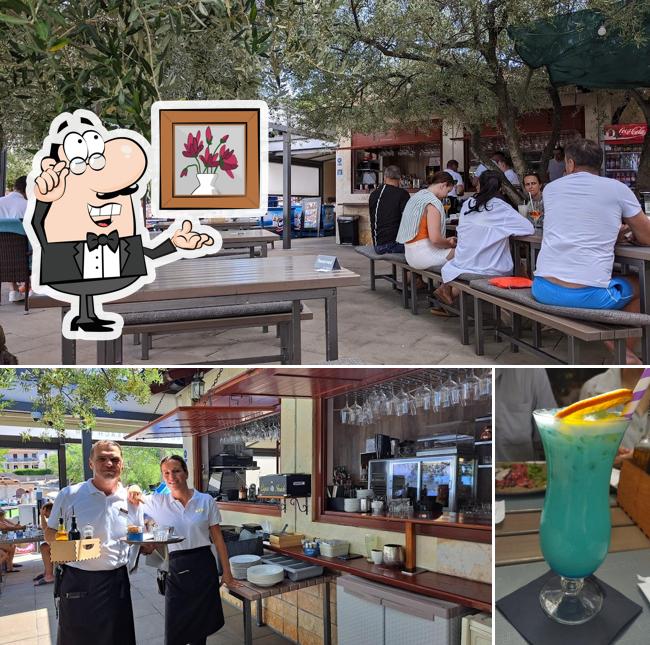 Gli interni di ROVA Bistro & Beach Bar