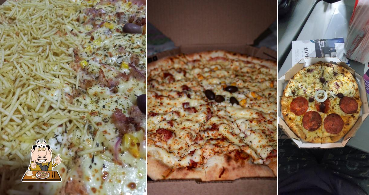Escolha pizza no Two Brother's Pizzaria