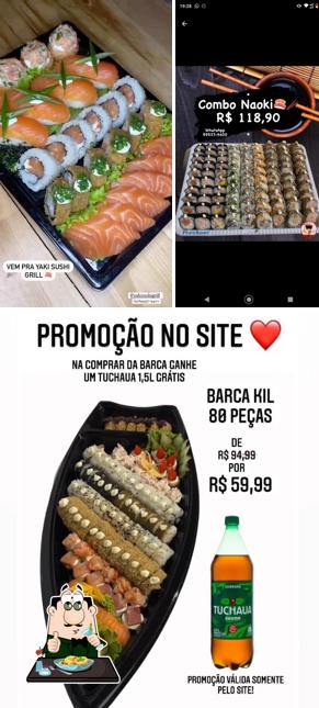 Platos en Yaki Sushi Grill