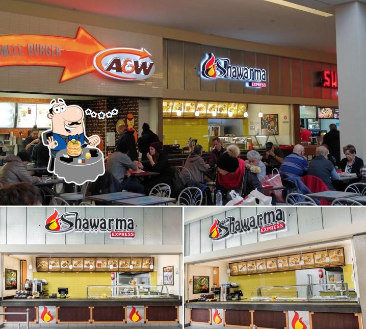 La photo de la nourriture et intérieur de Shawarma Express’s