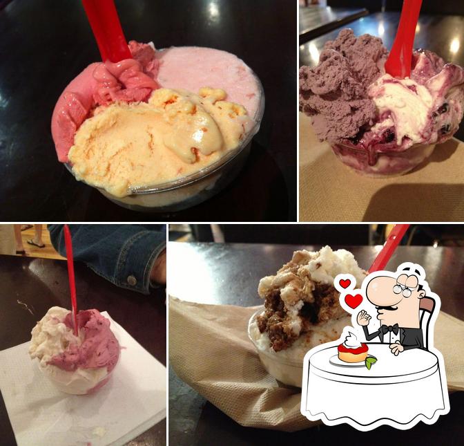 The Gelato Fiasco provides a range of desserts