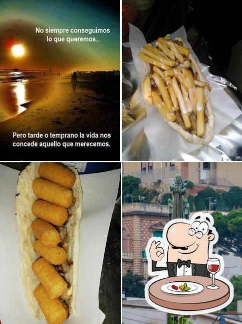 La immagine di cibo e esterno da Krusty Burger