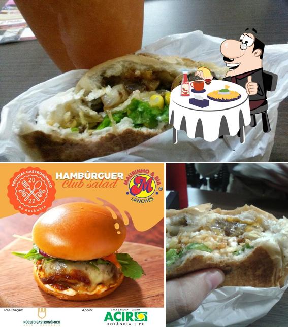 Hambúrguer em Maurinho e Bia Lanches