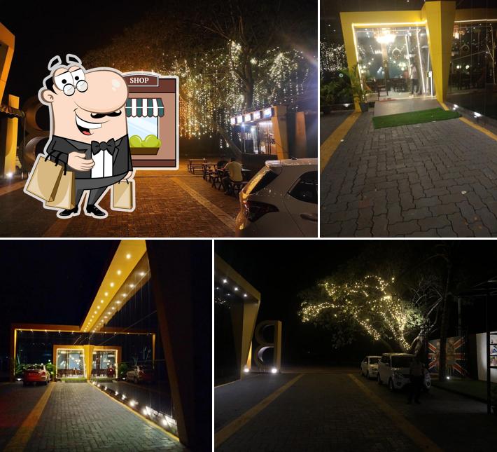 Check out how EAT AND DRINK looks outside