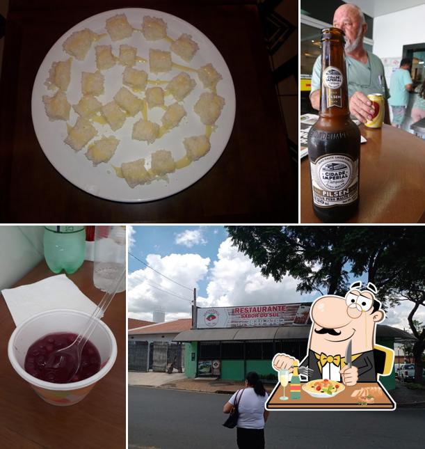 Comida em Restaurante Sabor do Sul