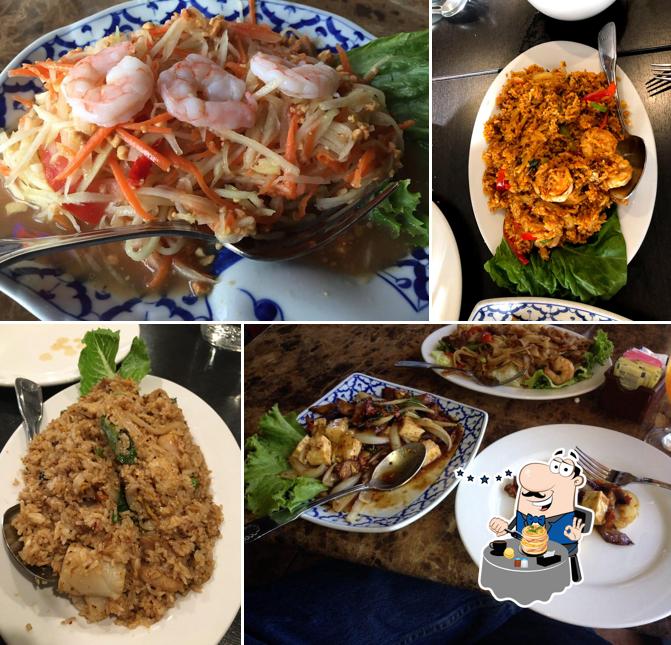 Platos en Bangkok Spices Thai Restaurant