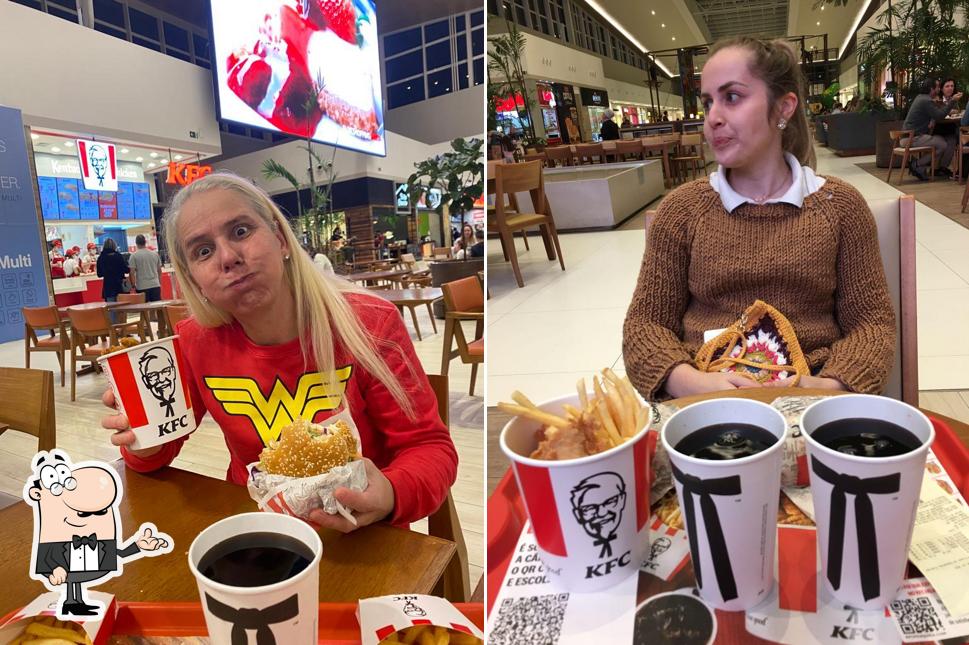 O interior do KFC