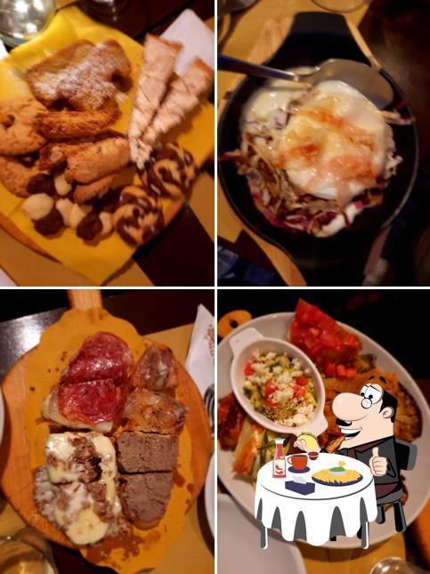 Piatto di formaggi al Enoteca Monte Giove