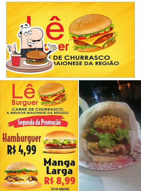 Experimente um hambúrguer no Lê Burguer rio doce