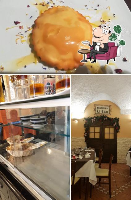 La immagine di interni e cibo da Ristorante Pizzeria La Torre
