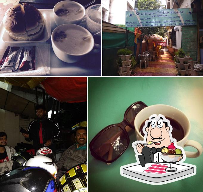 Shubham coffee house serves a number of desserts