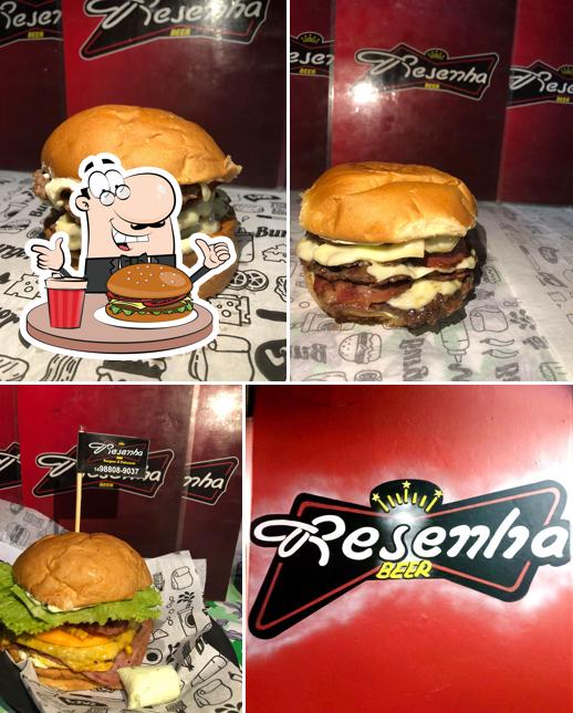 Hambúrguer em Resenha Beer burguer e Petiscaria