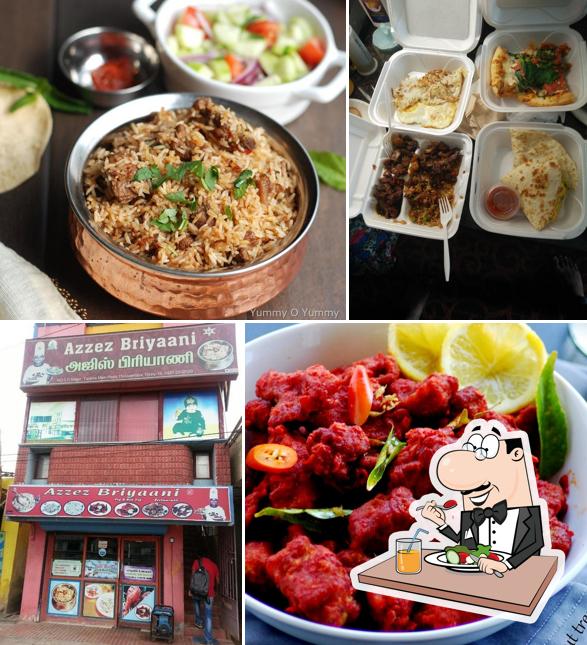 Food at Azzez Briyaani