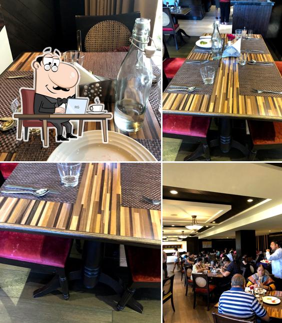 The interior of Lattitude restaurant