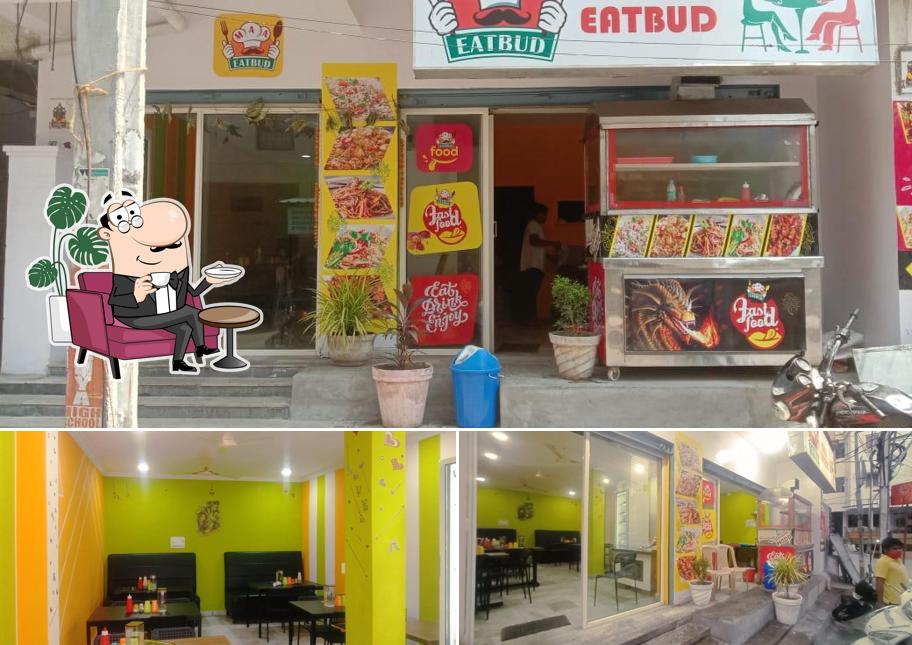 The interior of MAA EATBUD FAST FOOD