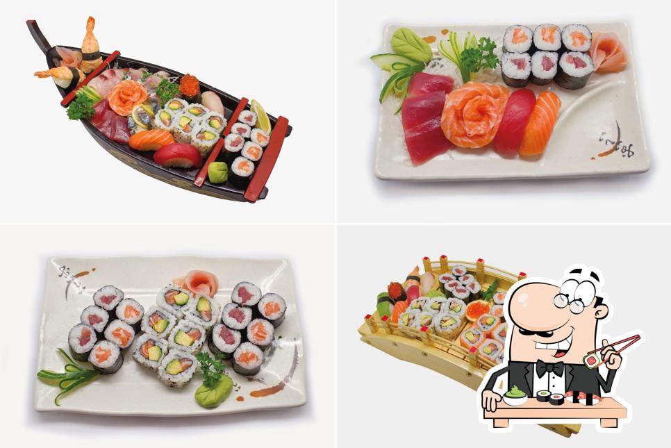 Commandez de nombreuses options de sushi