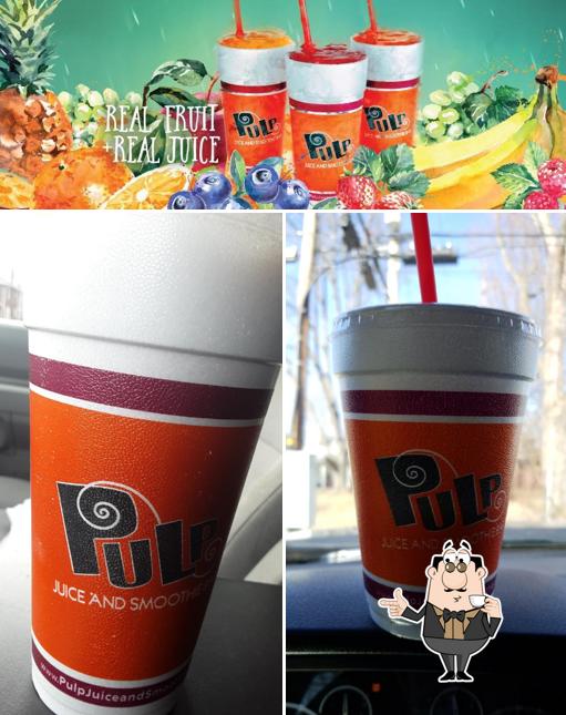 Enjoy a drink at Pulp Juice and Smoothie Bar
