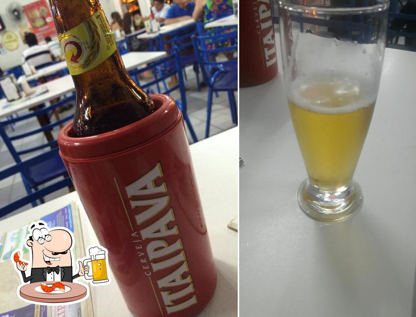 Peça uma tulipa de cerveja leve ou escura