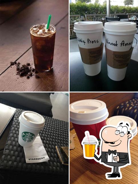 Enjoy a drink at Starbucks