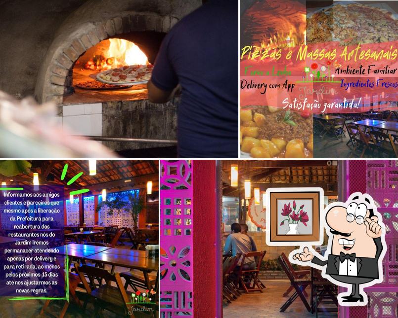 Veja imagens do interior do Jardim da Pizza