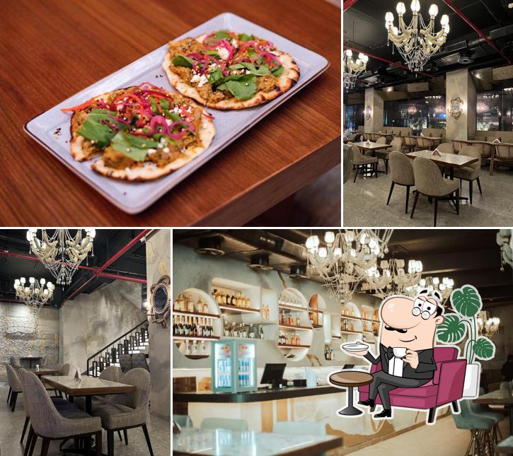 The interior of Garnet Plates & Pours Andheri