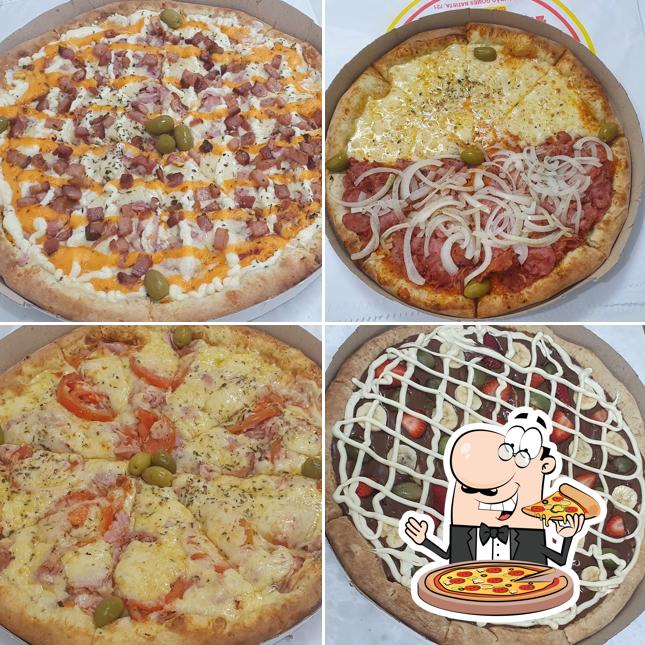 Experimente pizza no PIZZARIA E ESFIHARIA BORELLI'S