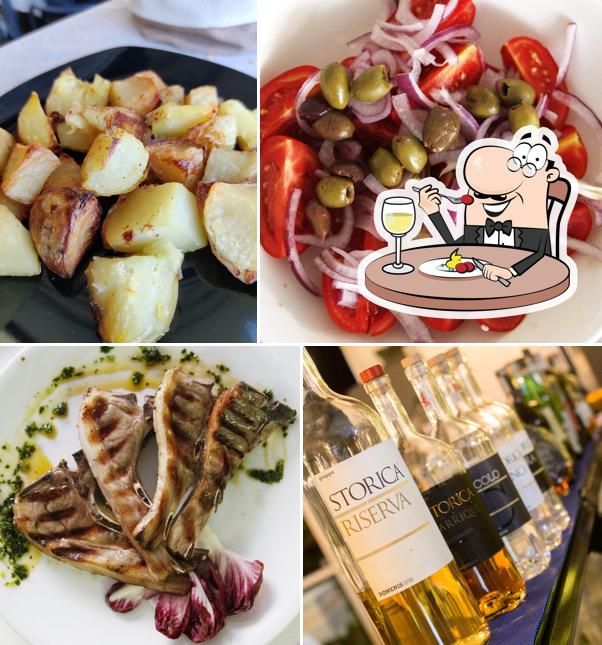 Cibo al Ristorante dei Pescatori locanda con alloggio