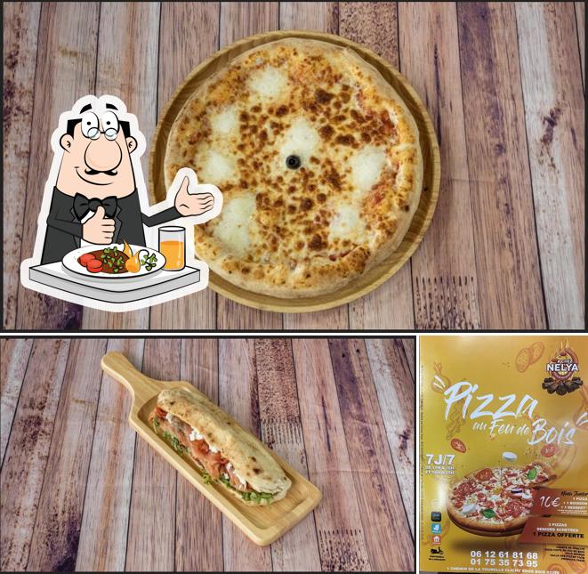 Nourriture à Chez Nelya Pizza au feu de bois