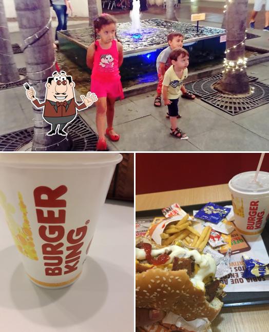 Comida em Burger King