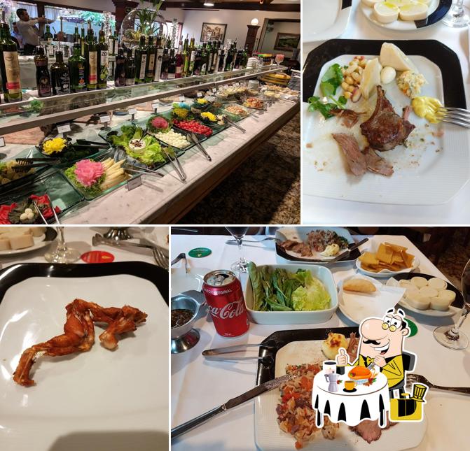 Comida em Fogão Churrascaria